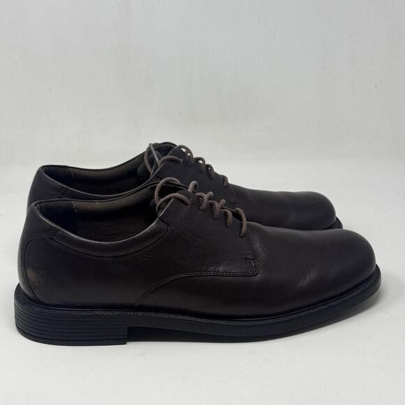 Rockport Margin Derby Shoes Mens 14 M Brown Leather Plain Toe Business NO INSOLE main image 15